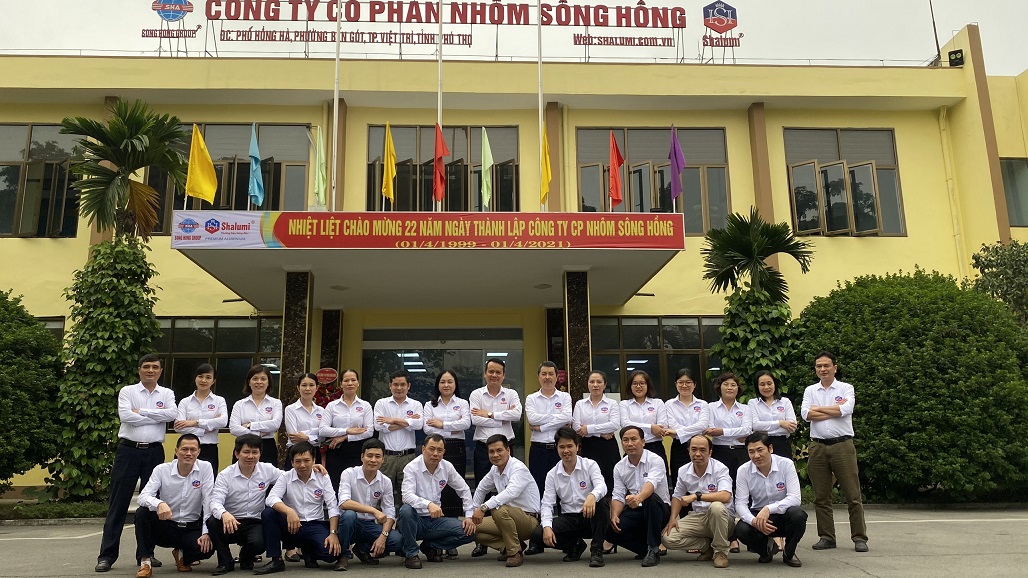 KỶ NIỆM 22 NĂM THÀNH LẬP CÔNG  TY CỔ PHẦN NHÔM SÔNG HỒNG