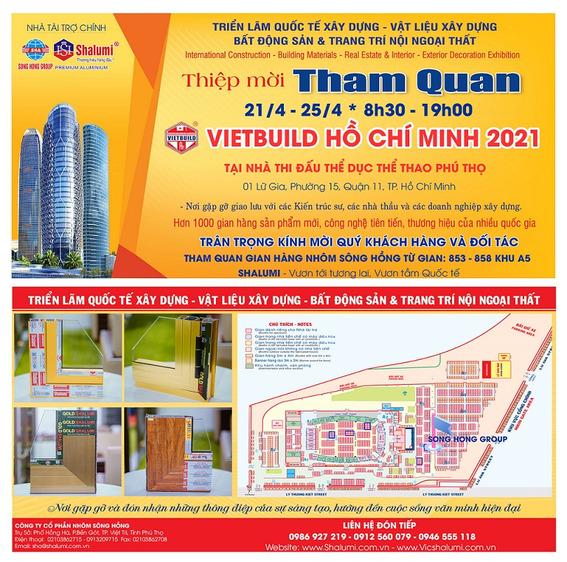 Thư mời tham dự Triển lãm Quốc tế Vietbuild Hồ Chí Minh 2021