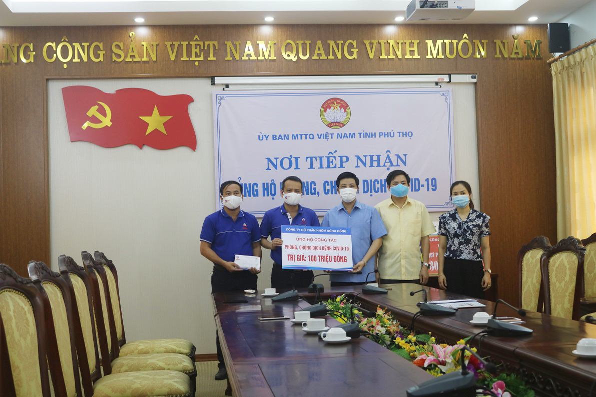 Song Hong Aluminum Joint Stock Company – SHALUMI has supported VND 100 million for prevention and control Covid-19 pandemic
