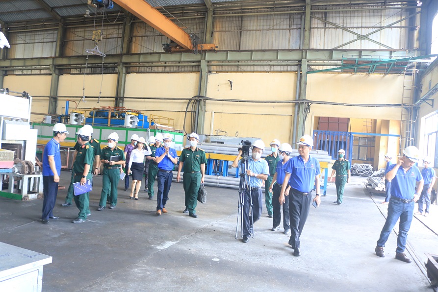 In June 22, 2021 Song Hong Aluminum Joint Stock Company welcomed The General Department of Defense Industry 