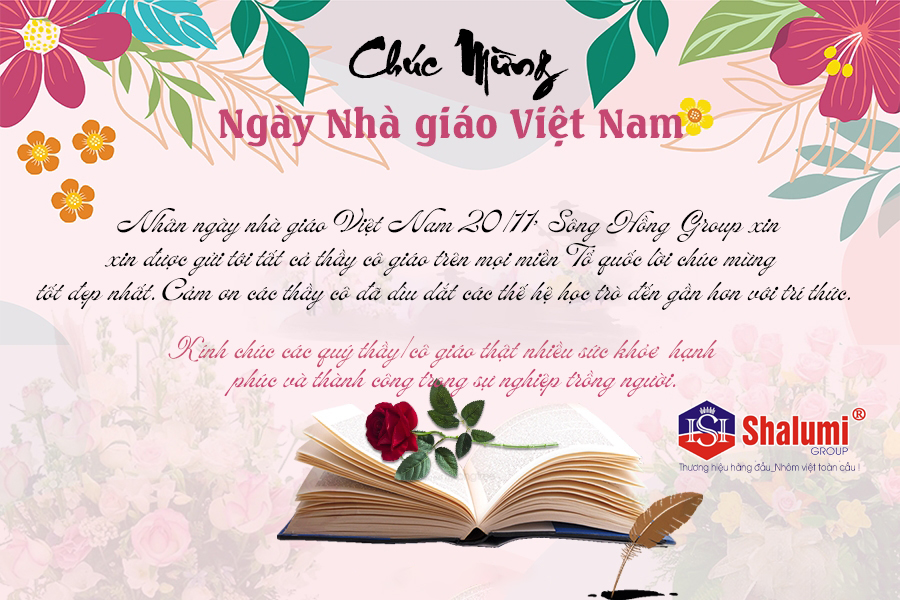 SÔNG HỒNG GROUP CHÚC MỪNG NGÀY NHÀ GIÁO VIỆT NAM 20-11
