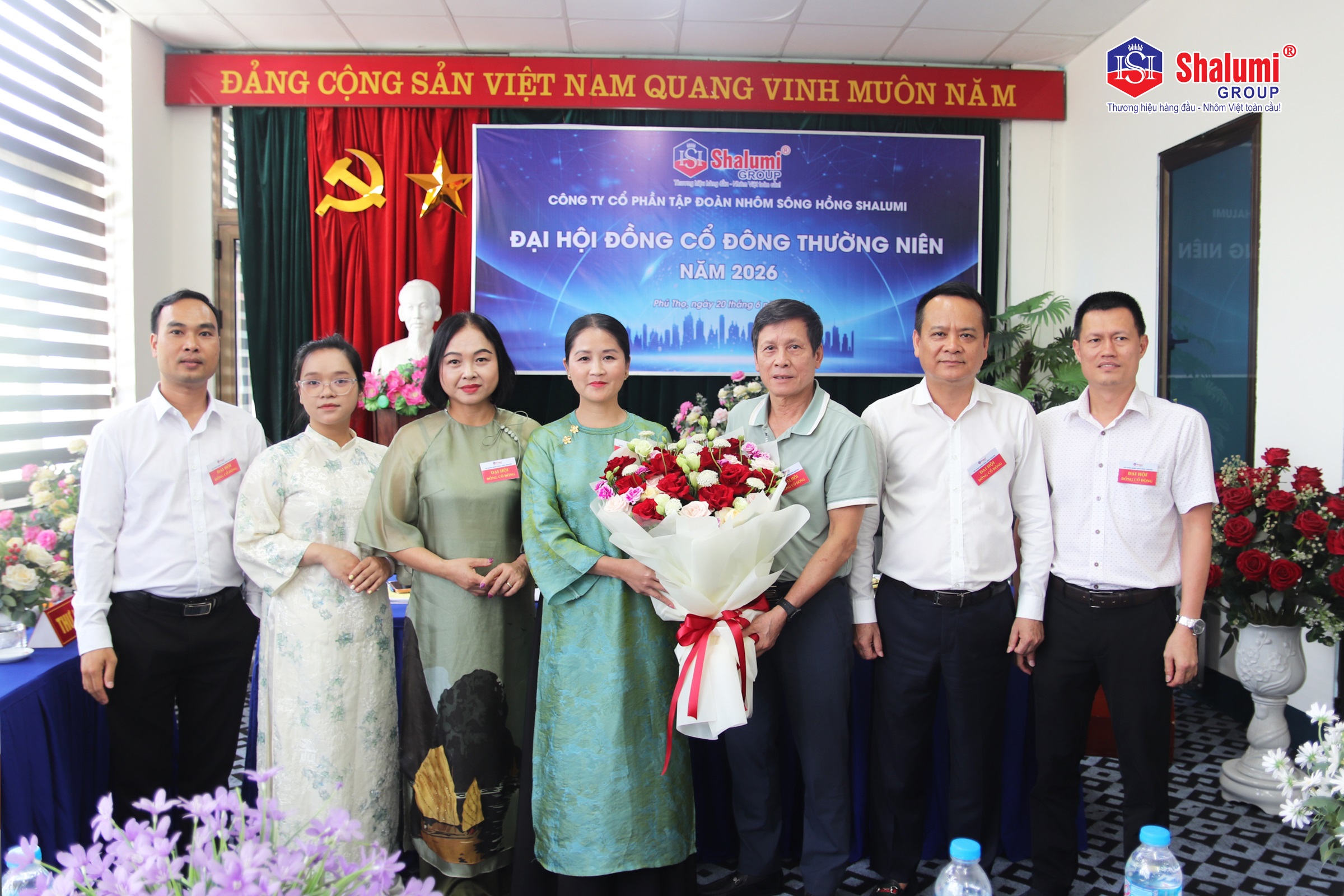 TẬP ĐOÀN NHÔM SÔNG HỒNG SHALUMI TỔ CHỨC THÀNH CÔNG ĐẠI HỘI CỔ ĐÔNG NĂM 2026